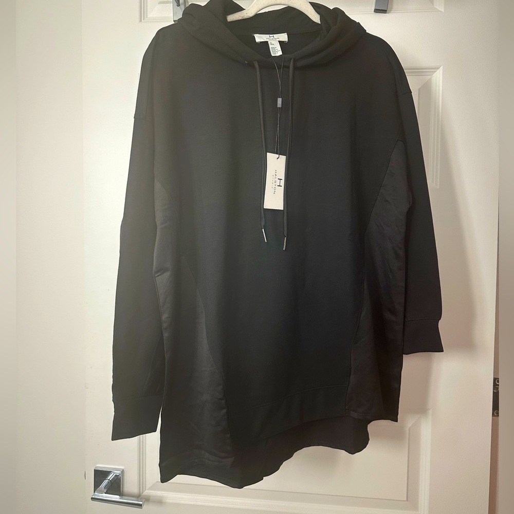 Brand New Halston Studio Women's Black Hoodie